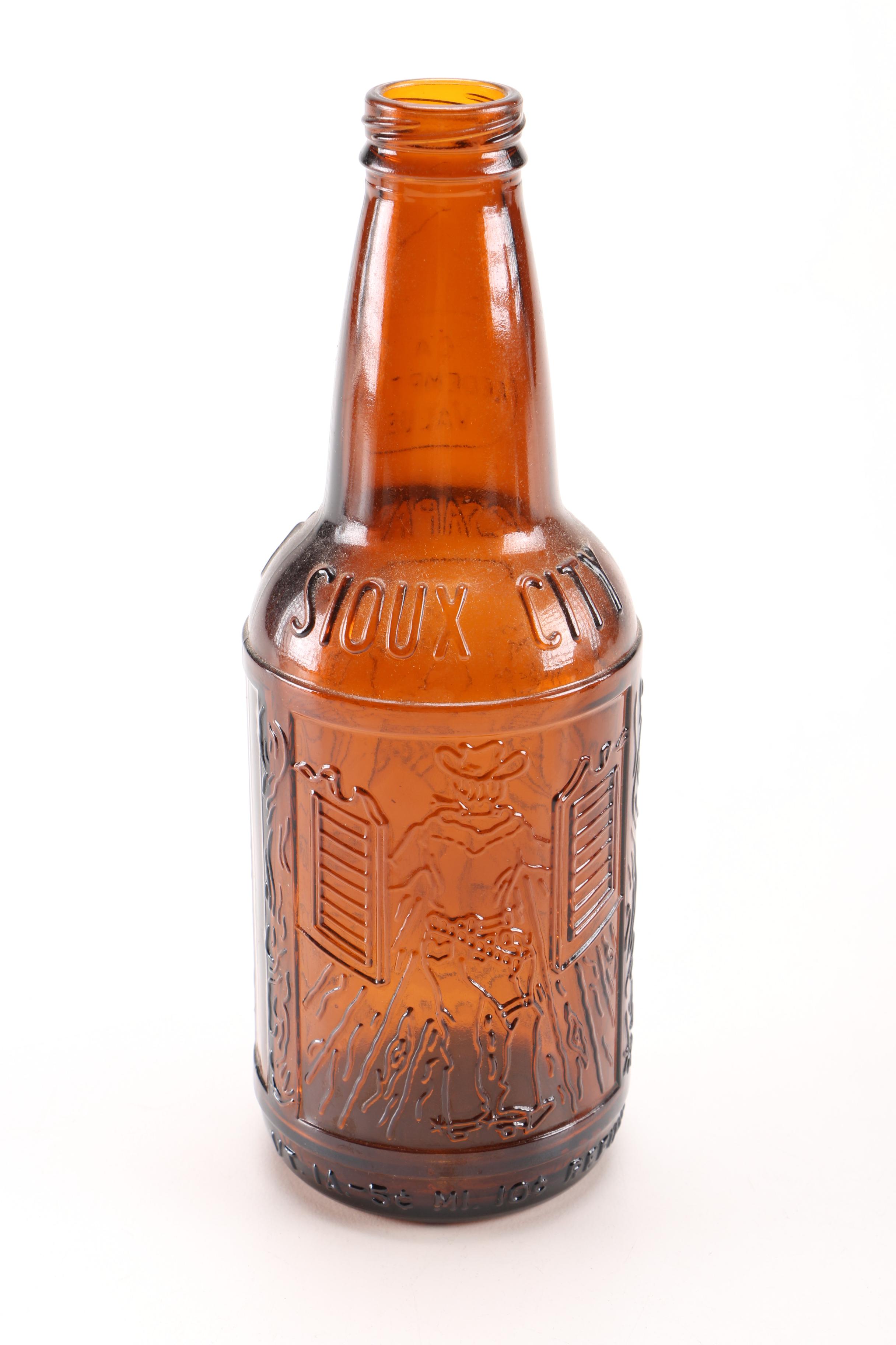 Amber Tint Glass Bottles