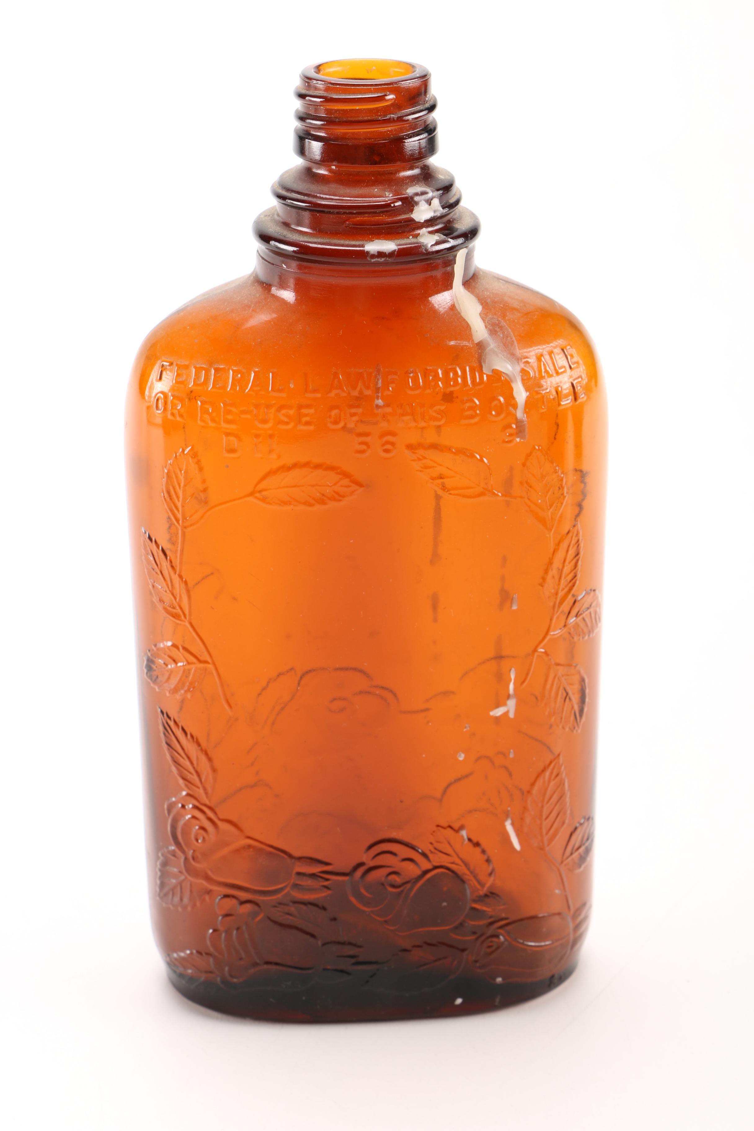 Amber Tint Glass Bottles