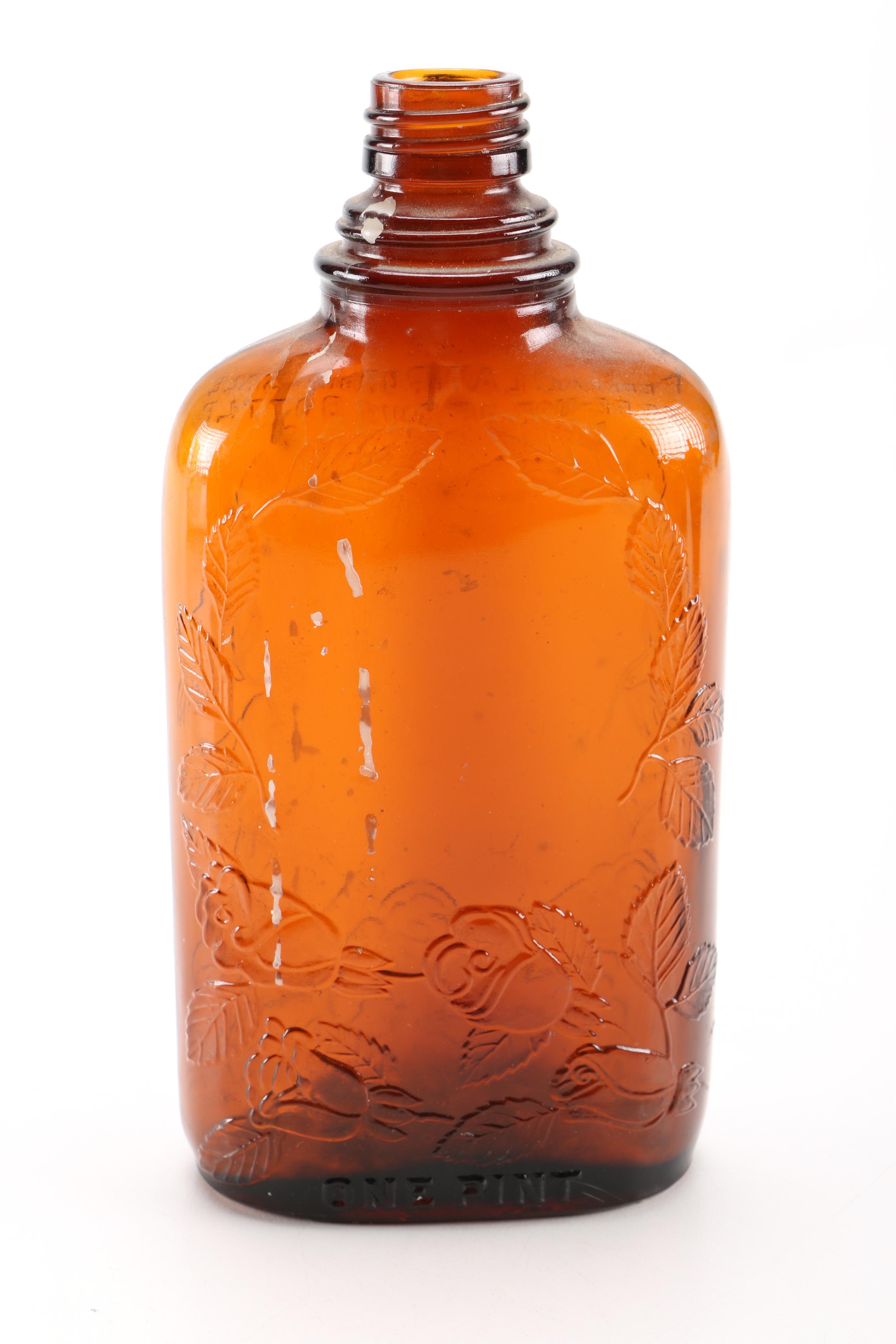 Amber Tint Glass Bottles