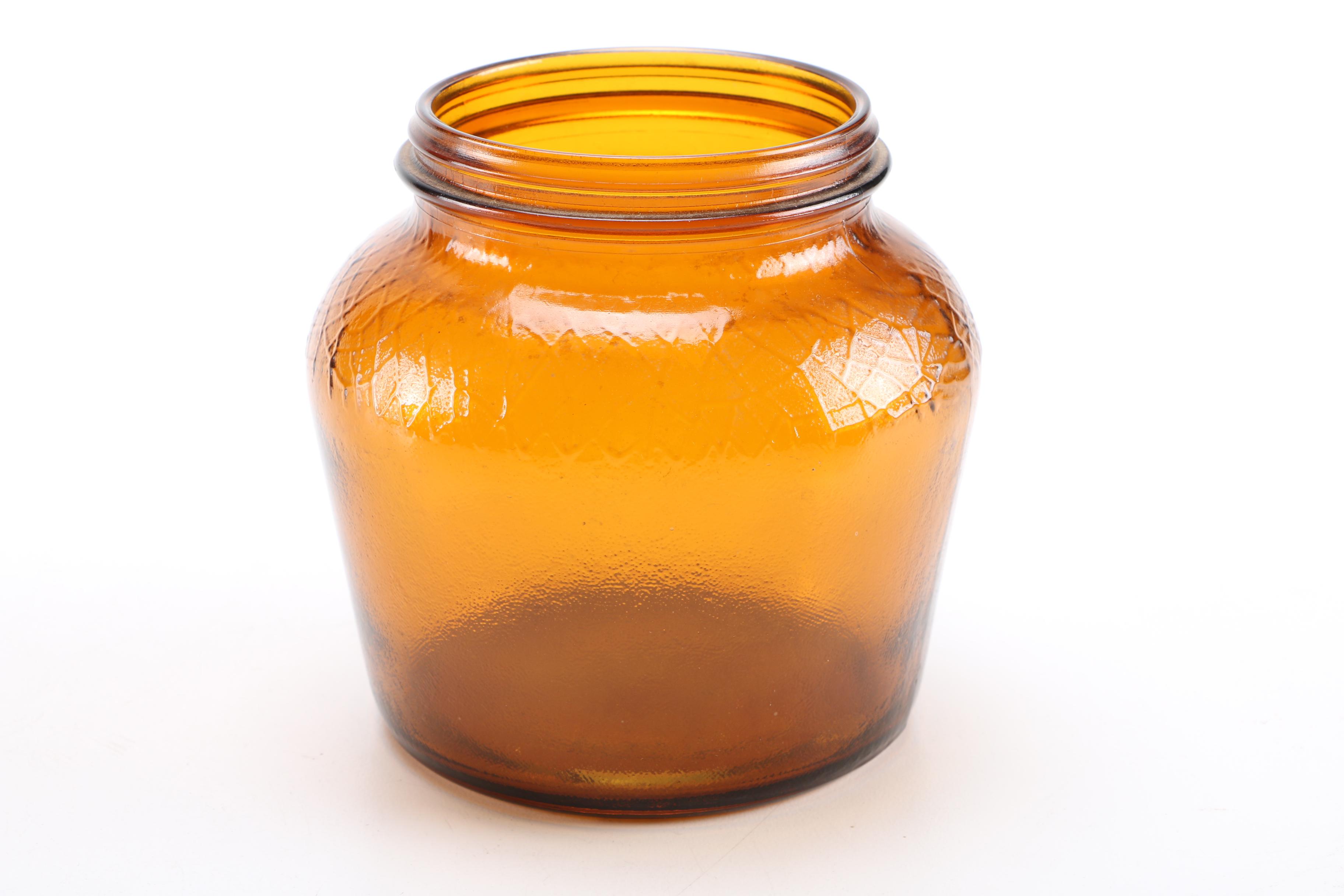 Amber Tint Glass Bottles