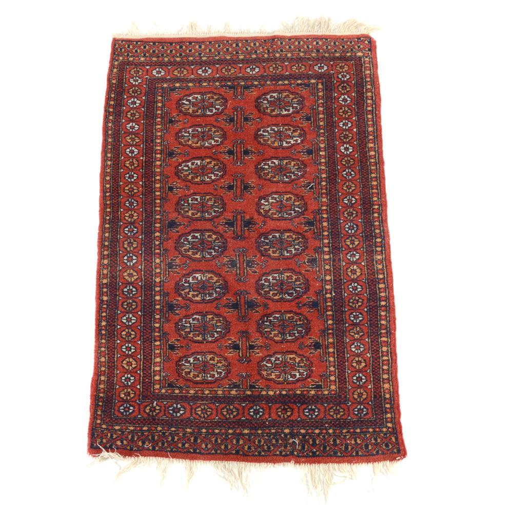Hand Woven Bokhara Wool Accent Rug