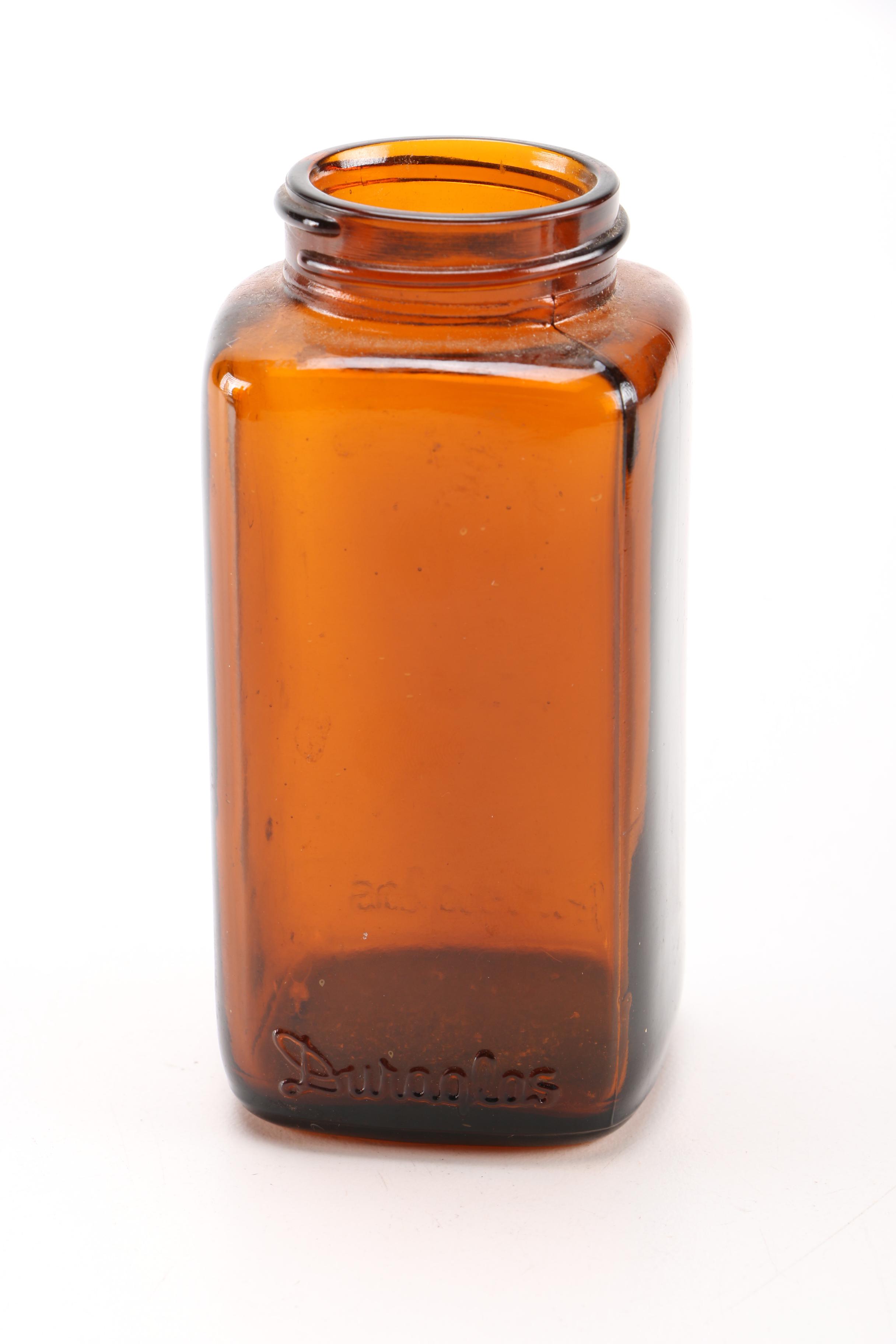 Amber Tint Glass Bottles