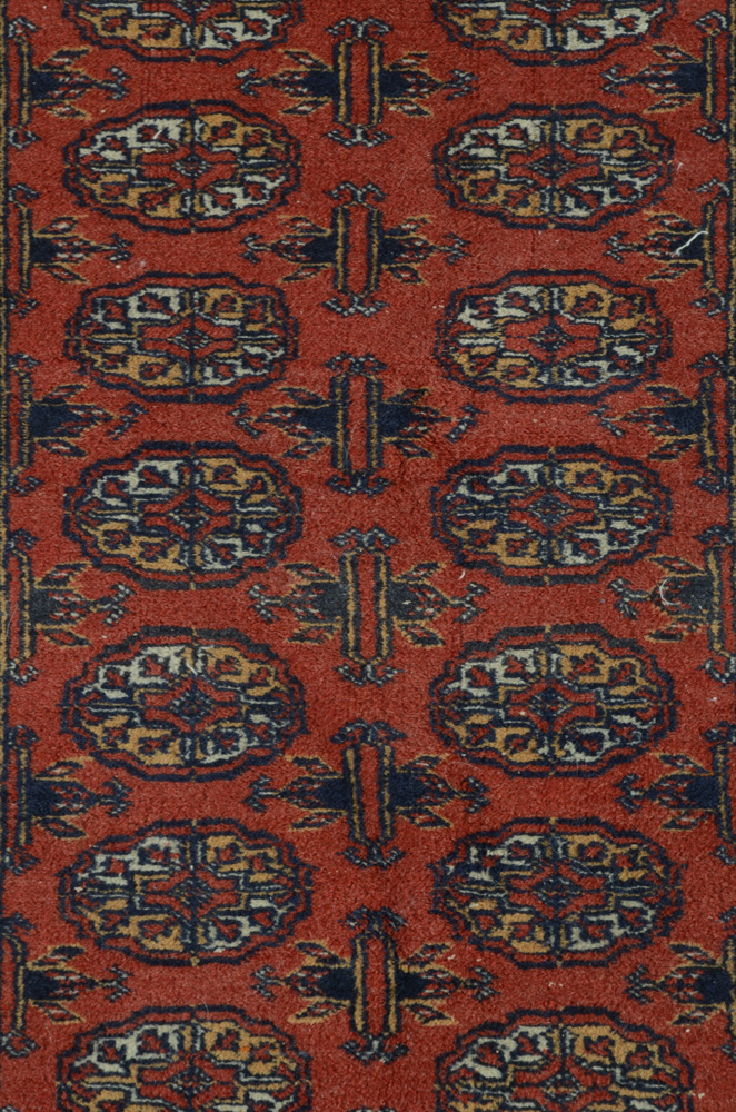 Hand Woven Bokhara Wool Accent Rug