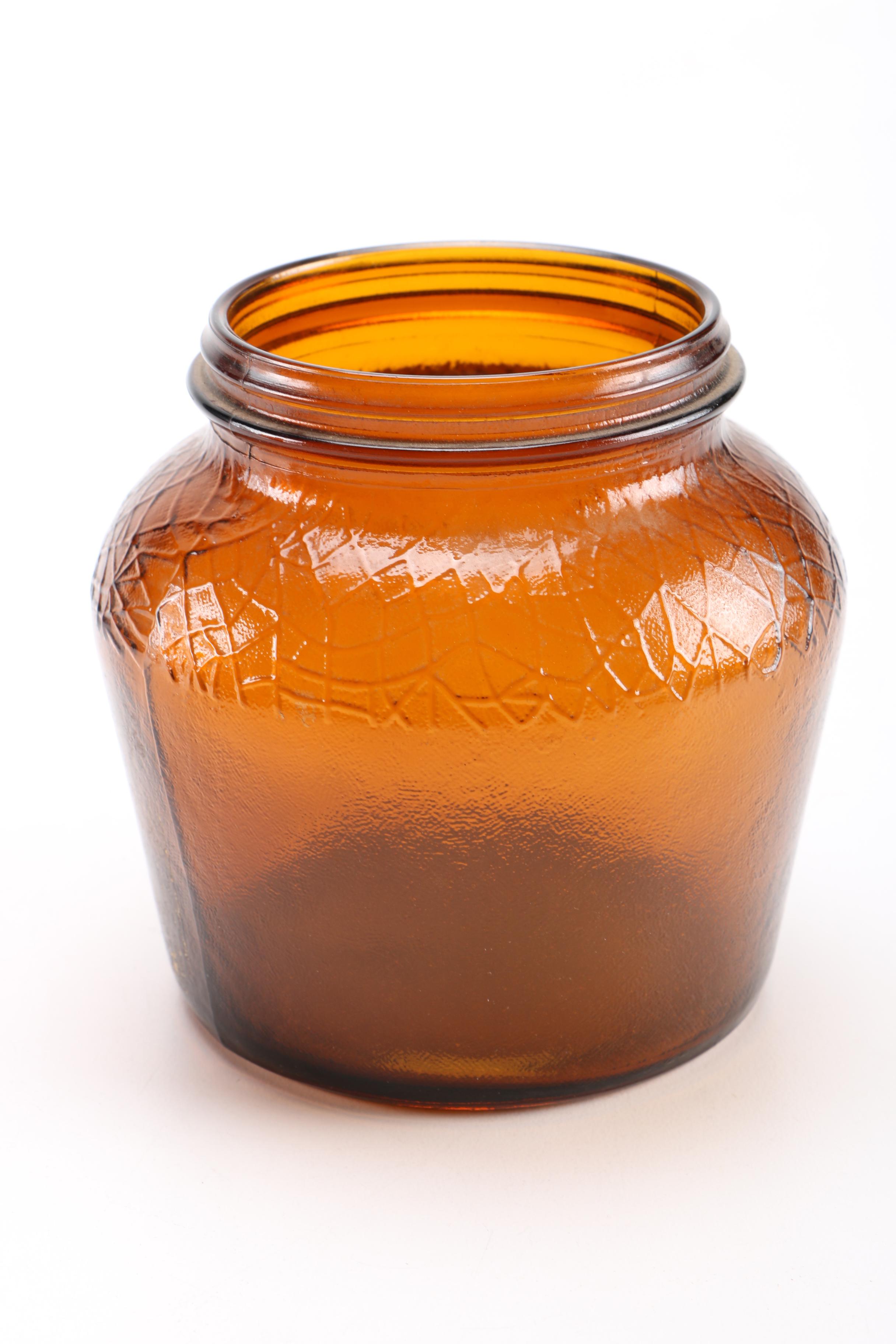 Amber Tint Glass Bottles