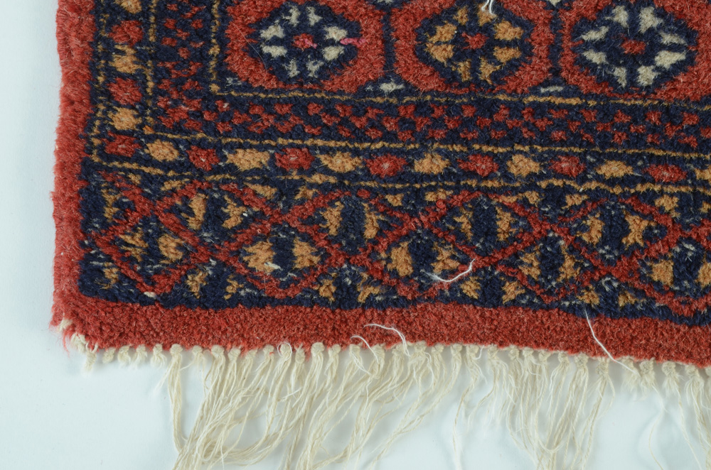 Hand Woven Bokhara Wool Accent Rug