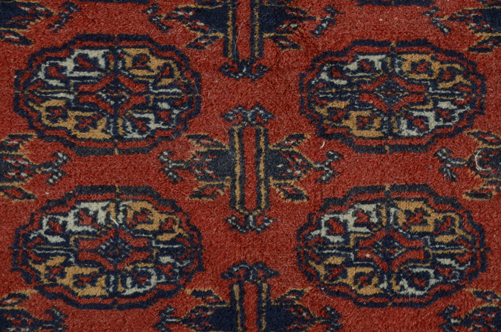 Hand Woven Bokhara Wool Accent Rug