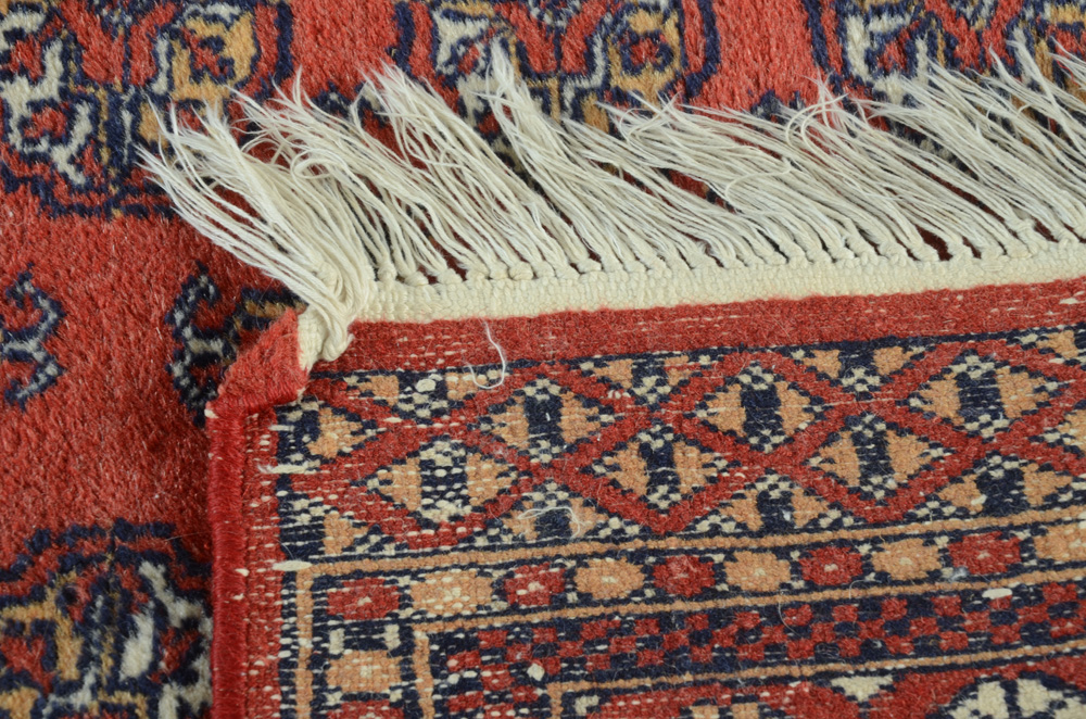 Hand Woven Bokhara Wool Accent Rug