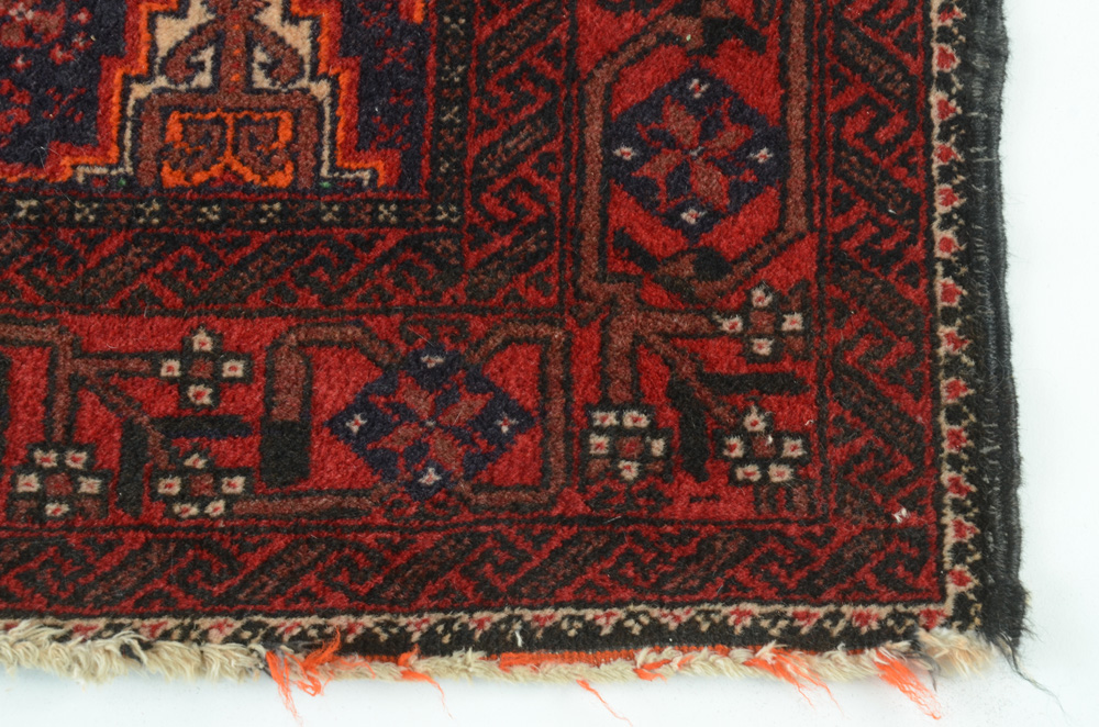 Hand-Knotted Baluch Wool Area Rug