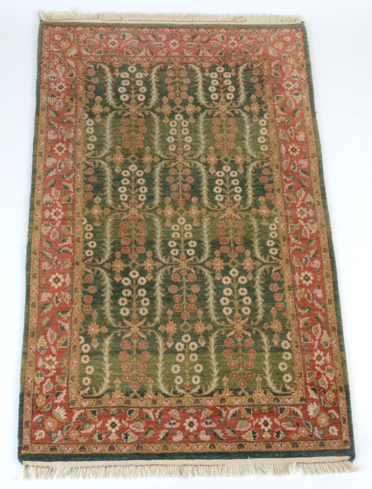 Hand-Knotted Persian Style Wool Pile Area Rug