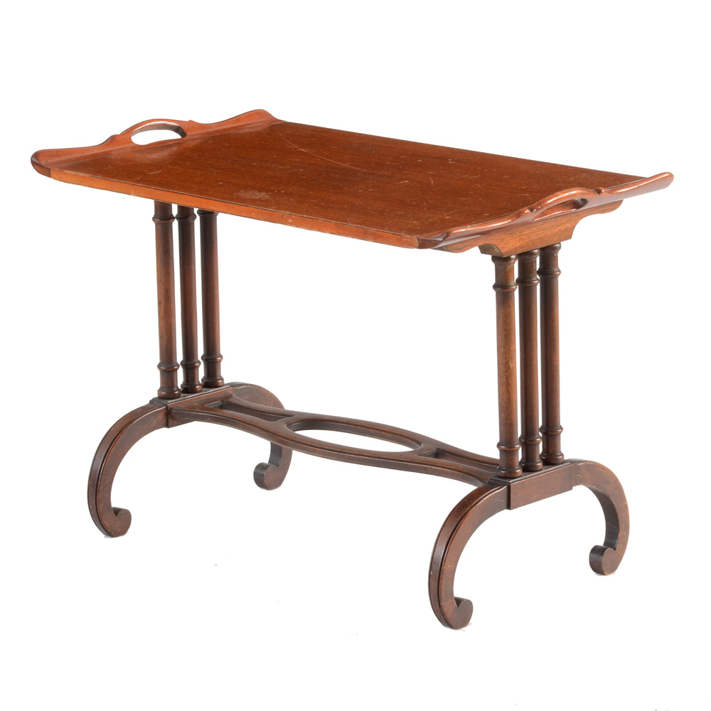 Mahogany Tray Top Table