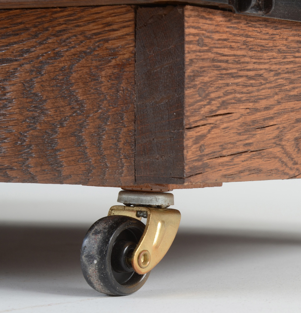 Vintage Oak Typeset Chest