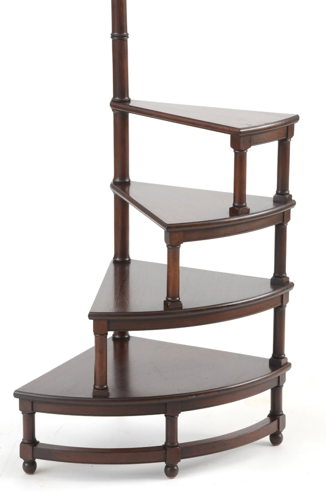 Kittinger Mahogany Spiral Library Steps
