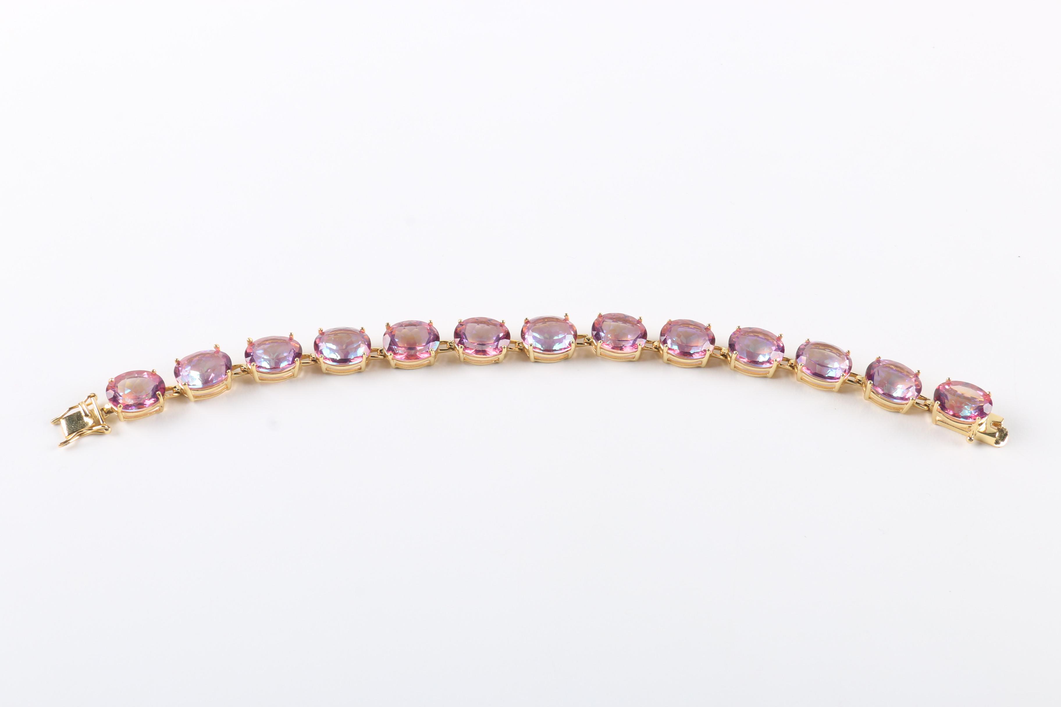 Sterling and Cubic Zirconia Bracelets