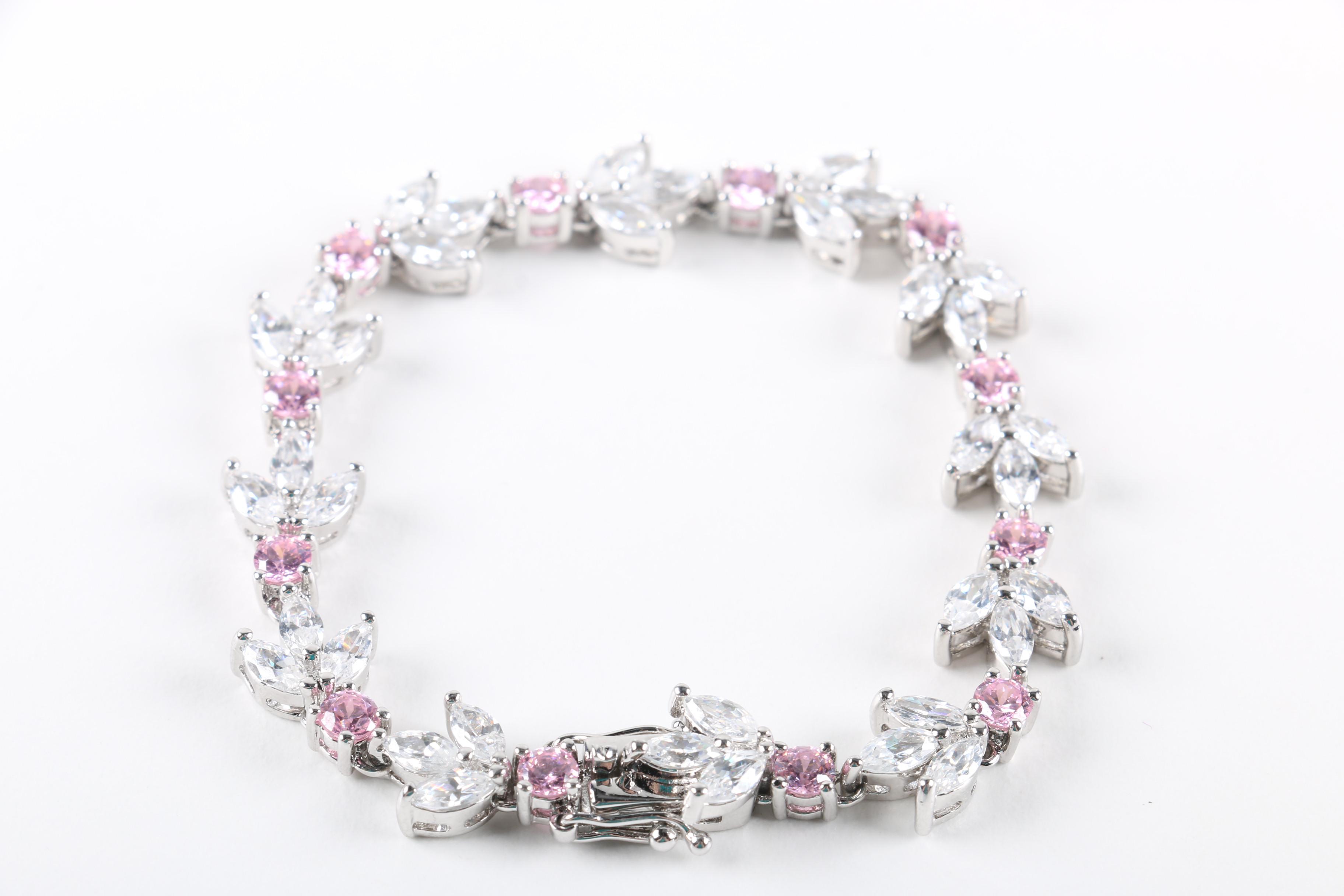 Sterling and Cubic Zirconia Bracelets