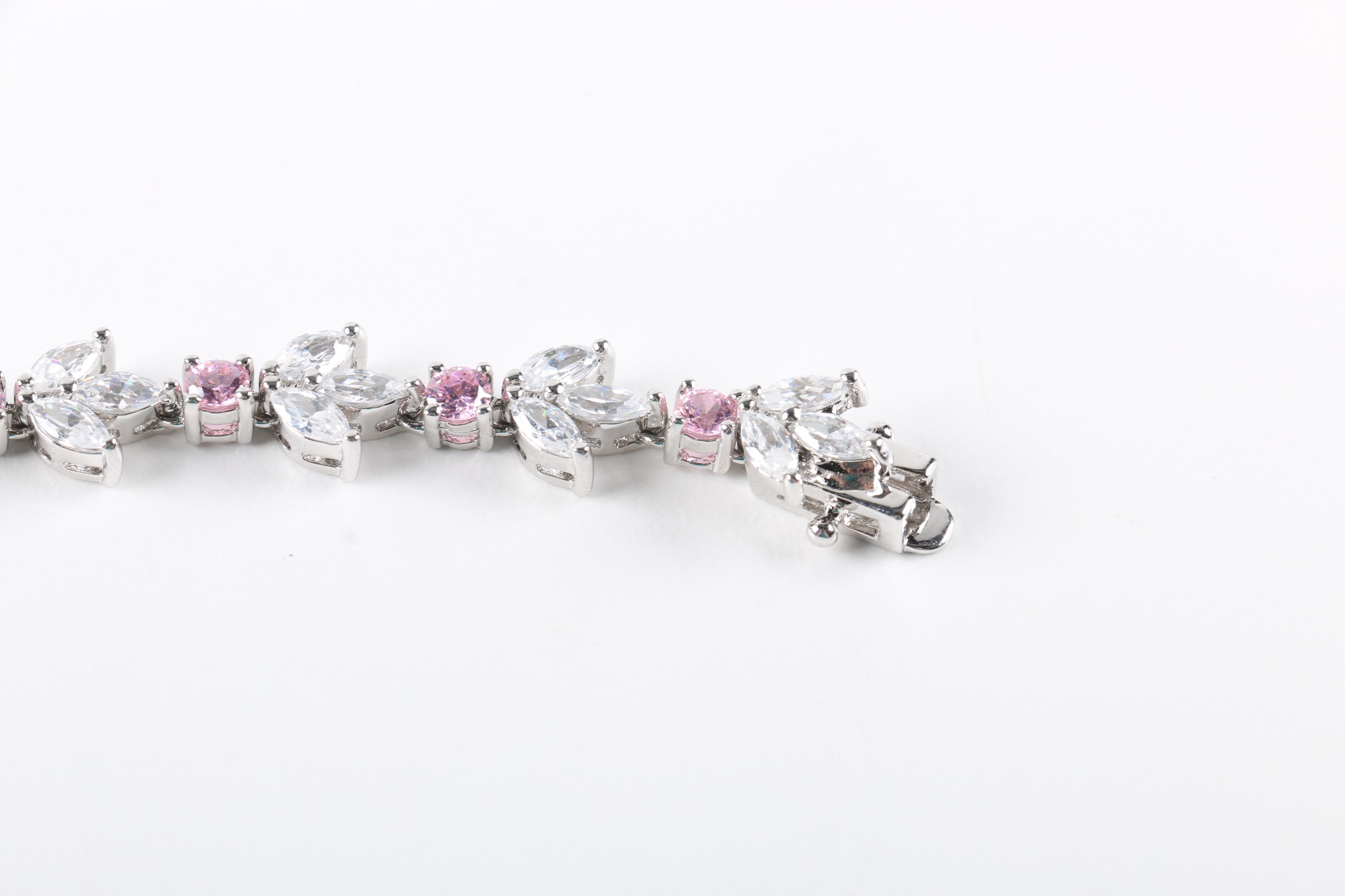 Sterling and Cubic Zirconia Bracelets
