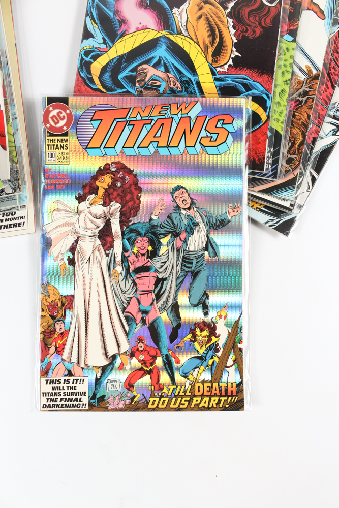 DC Comics Featuring "Team Titans" and "The New Titans"