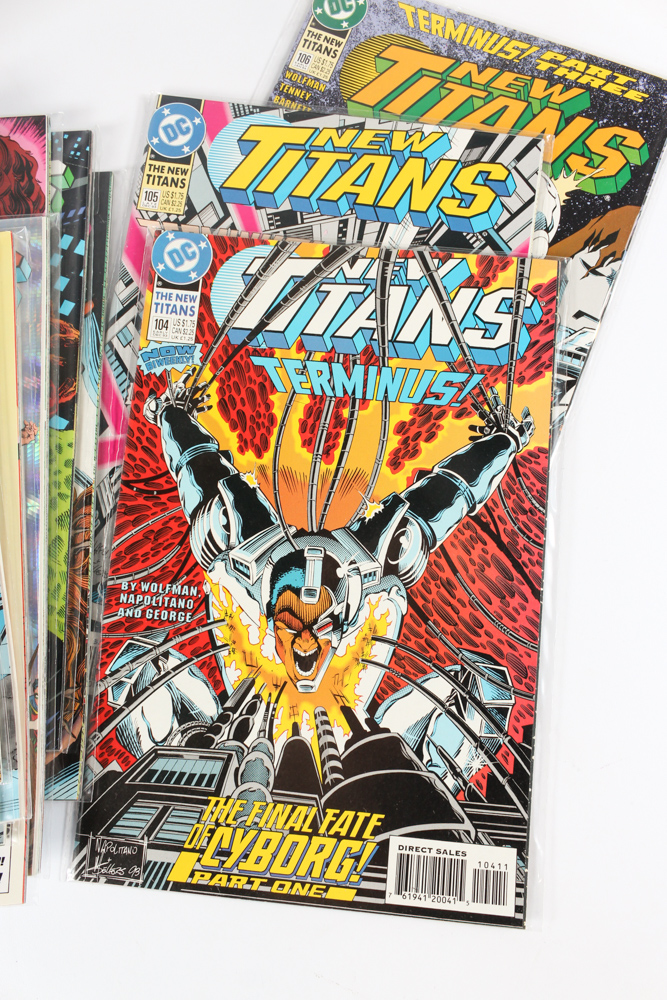 DC Comics Featuring "Team Titans" and "The New Titans"