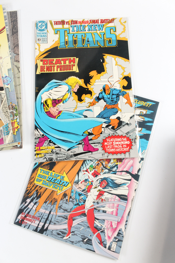 DC Comics Featuring "Team Titans" and "The New Titans"