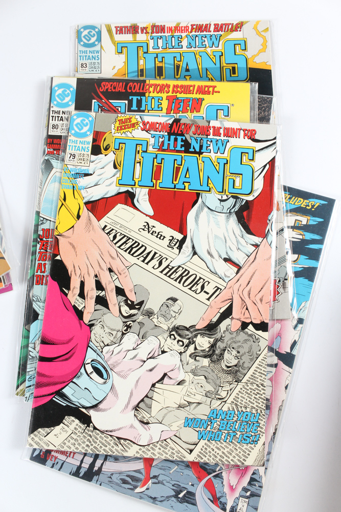 DC Comics Featuring "Team Titans" and "The New Titans"