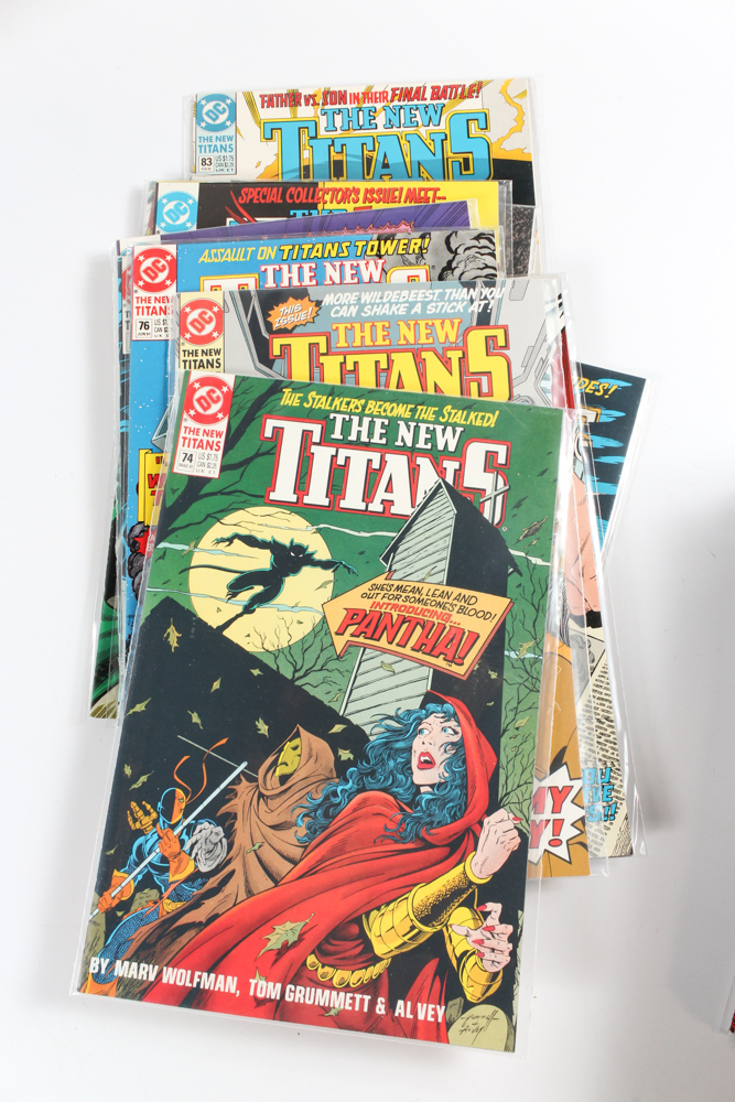 DC Comics Featuring "Team Titans" and "The New Titans"