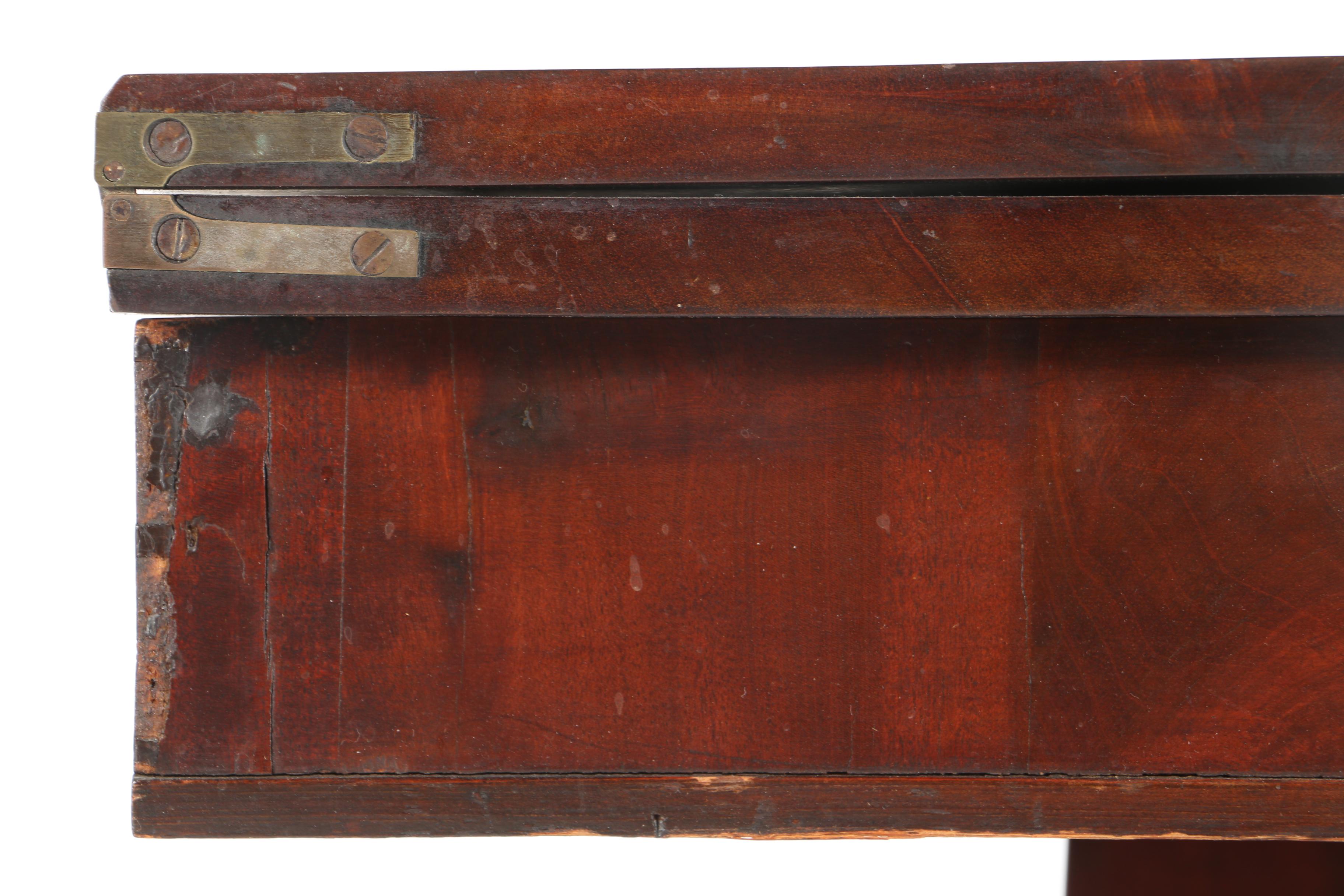 Antique Empire Style Mahogany Flip-Top Game Table