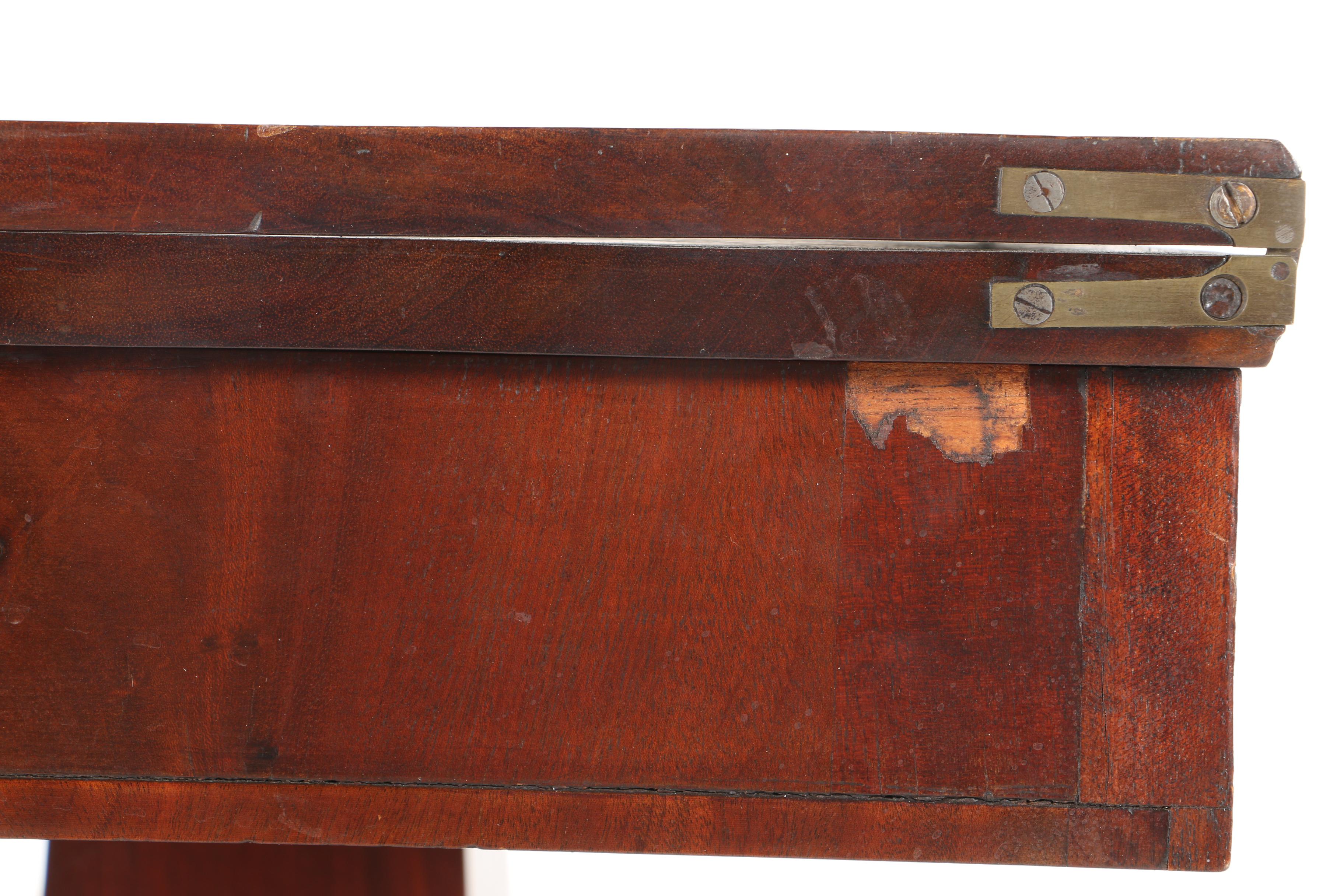 Antique Empire Style Mahogany Flip-Top Game Table