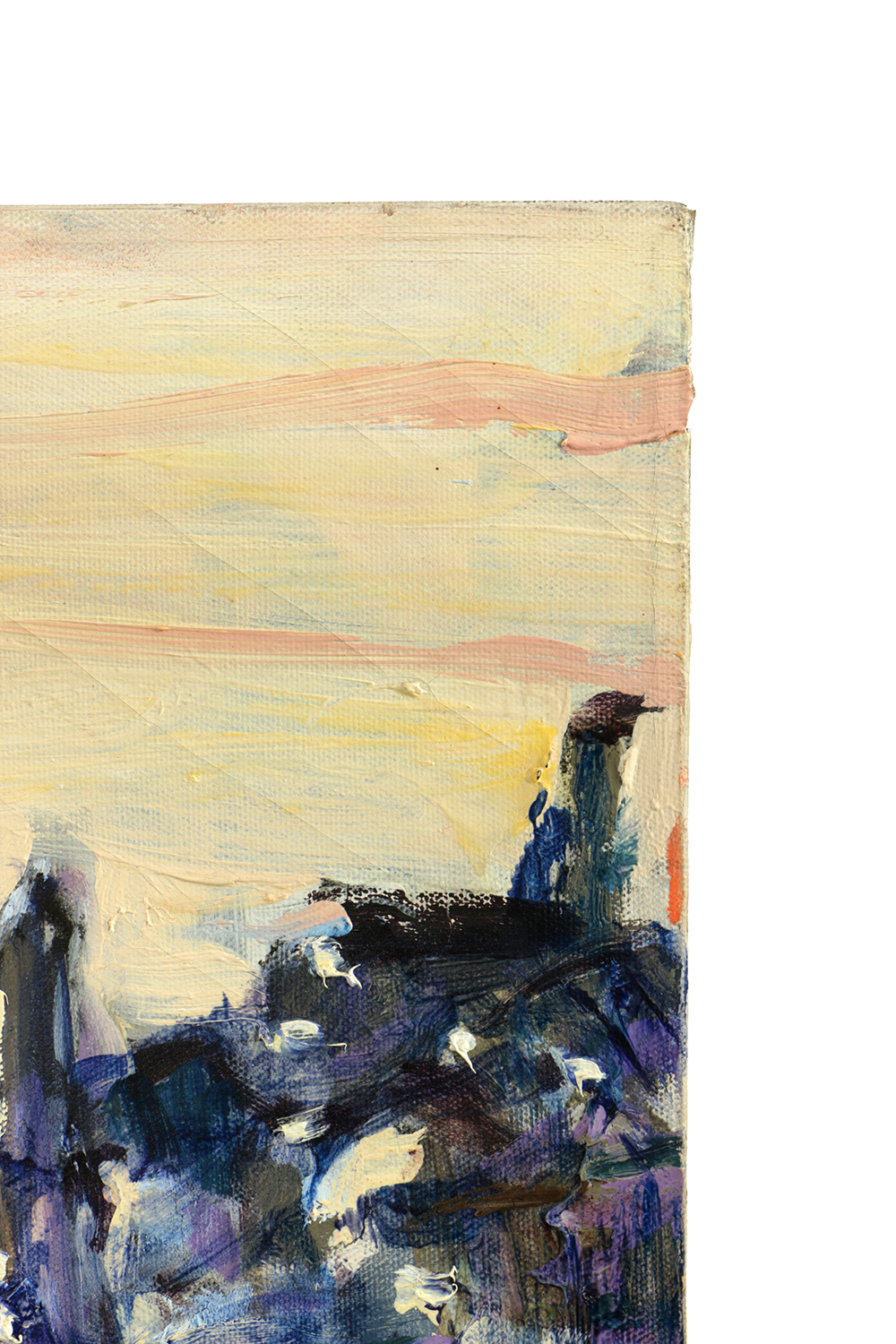 B.B. Hall Oil Painting on Canvas "Columbia Parkway I"