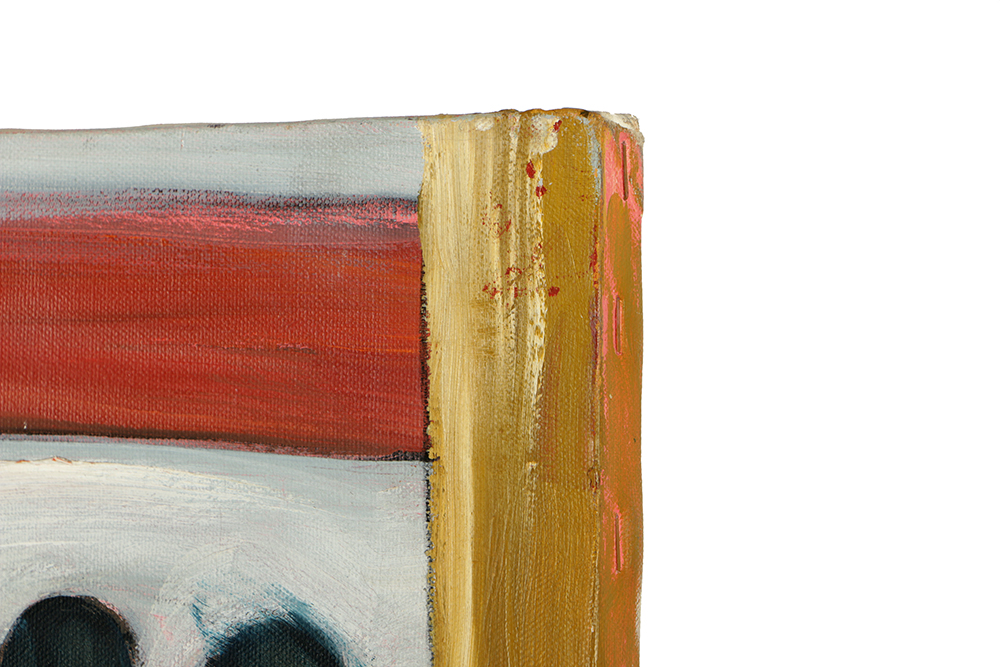 B.B. Hall Oil Painting on Canvas "The Purple Cat 2"