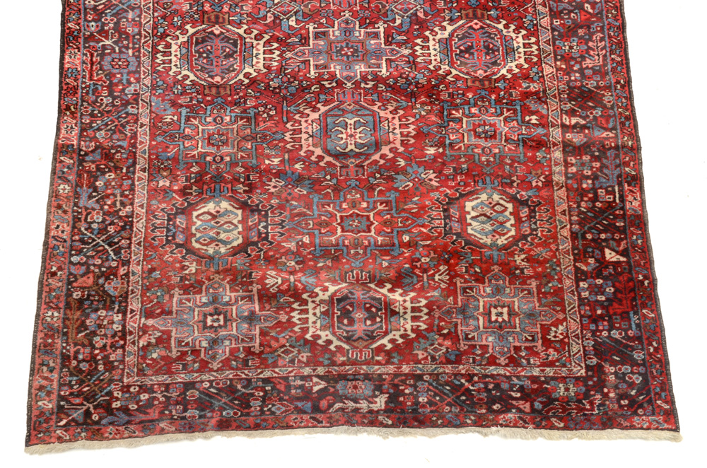 Hand-Knotted Karaja Wool Pile Area Rug
