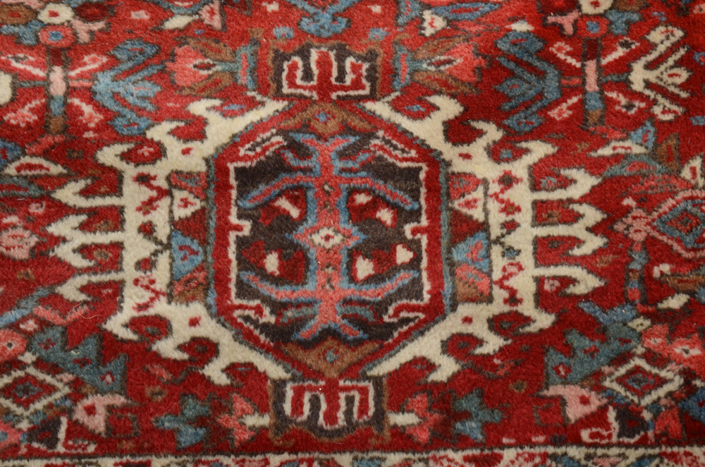 Hand-Knotted Karaja Wool Pile Area Rug