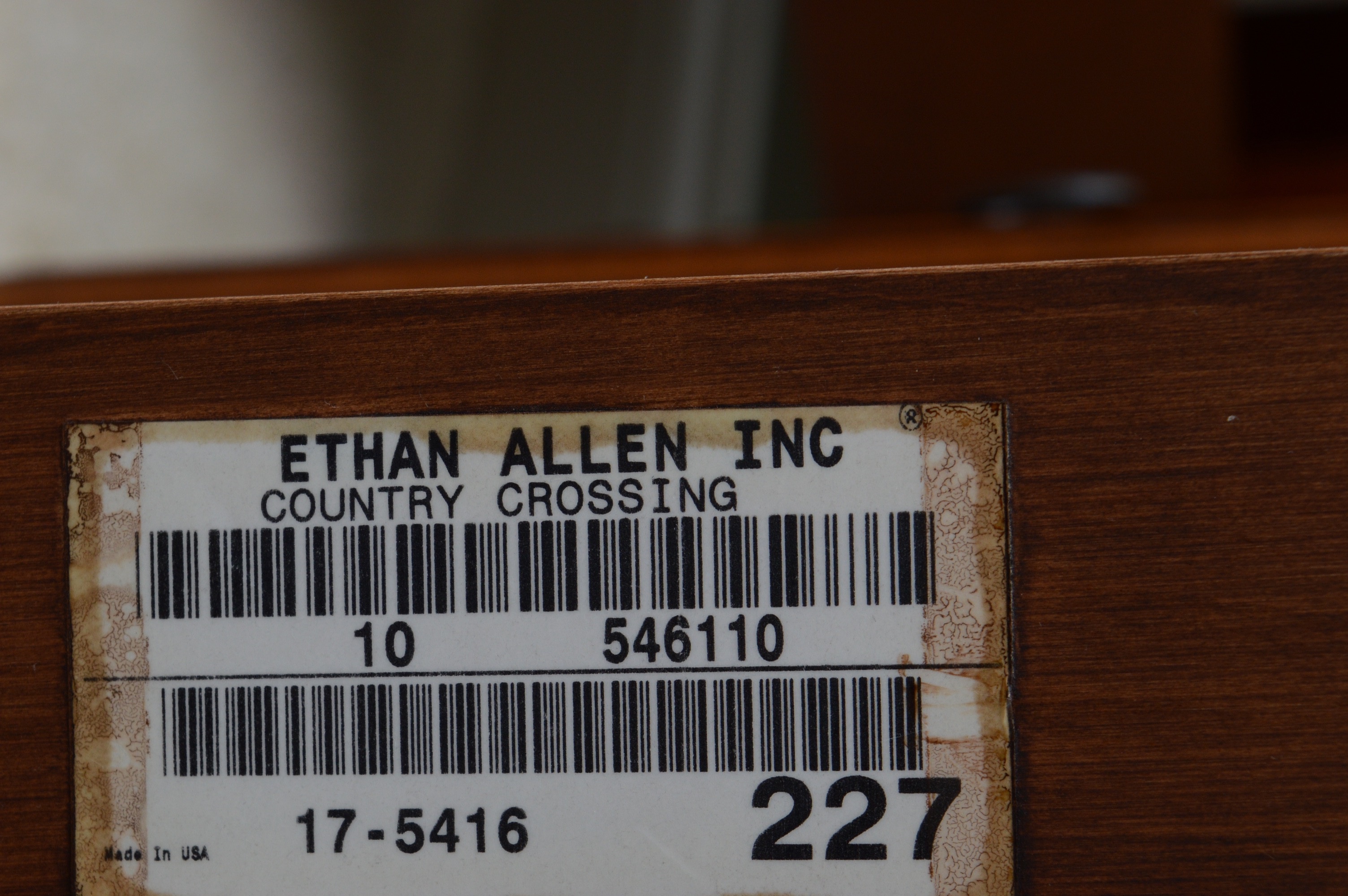 Ethan Allen "Country Crossings" Nightstand