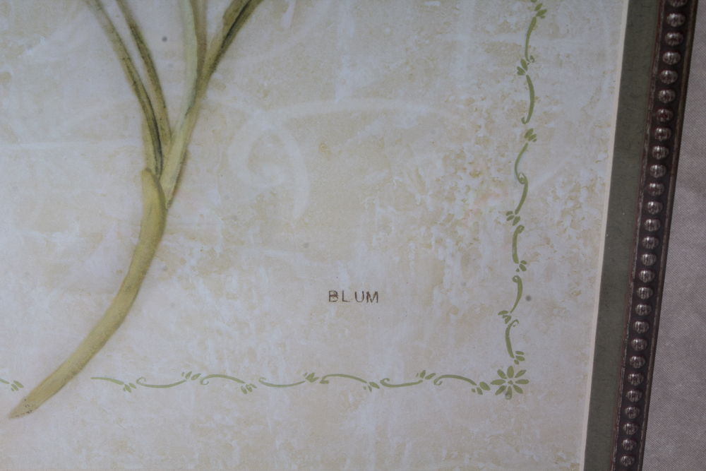 Silver Tone Framed Art Grouping Featuring Cheri Blum