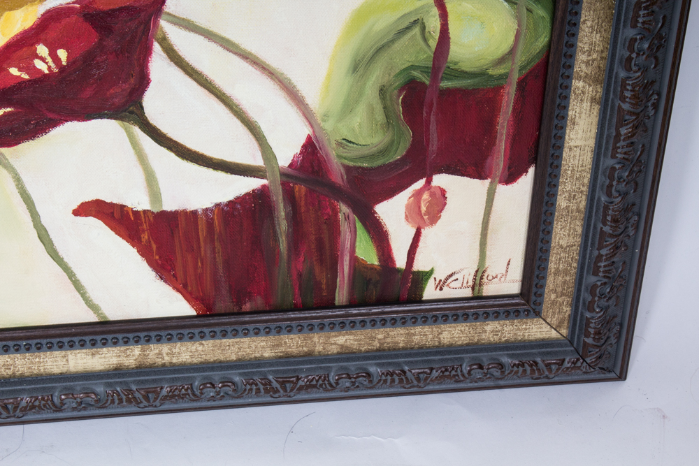 Pair of Original W. Clifford Oil Paintings