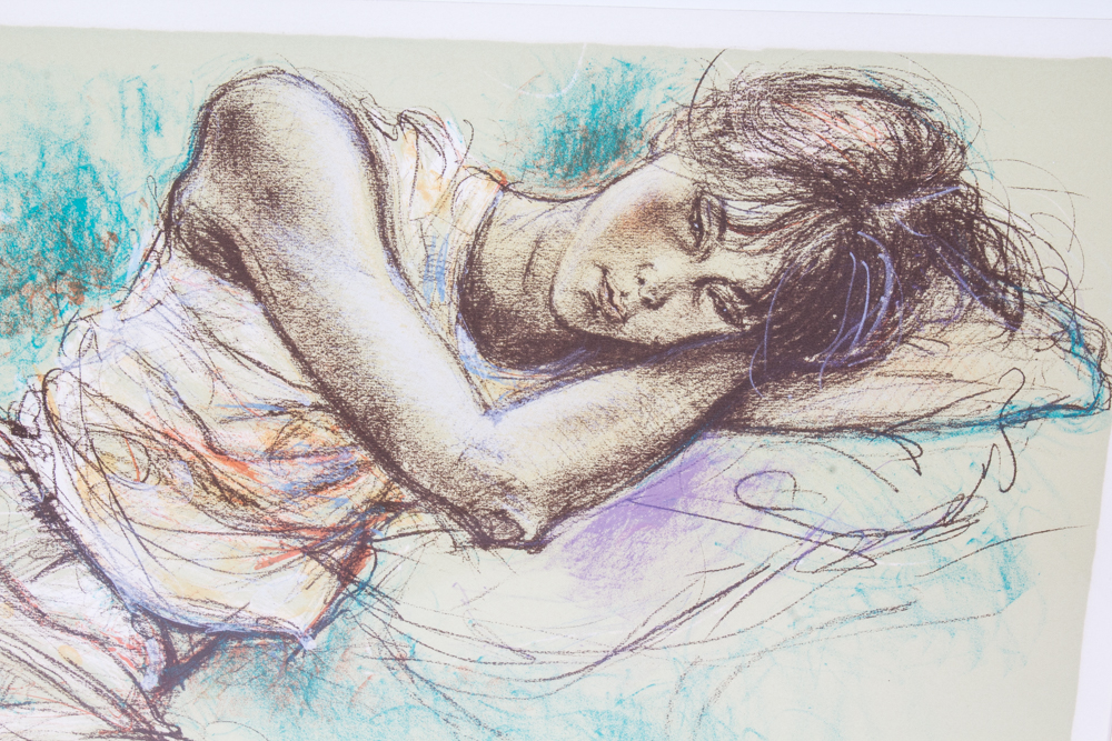 Jacques Pecnard Framed Lithograph "Michelle"