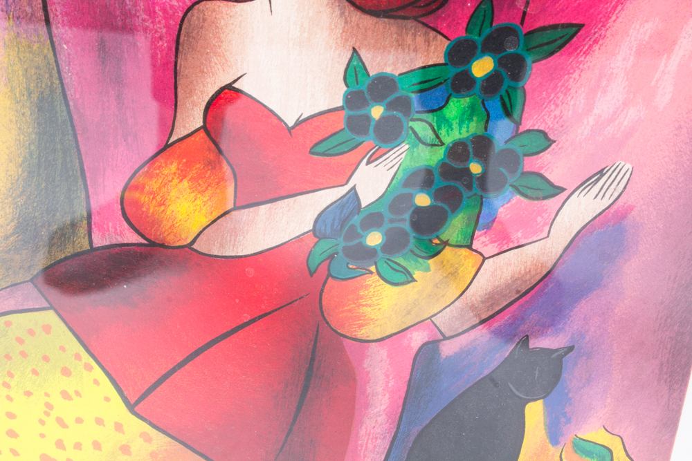 Linda LeKinff Serigraph "Bony II"