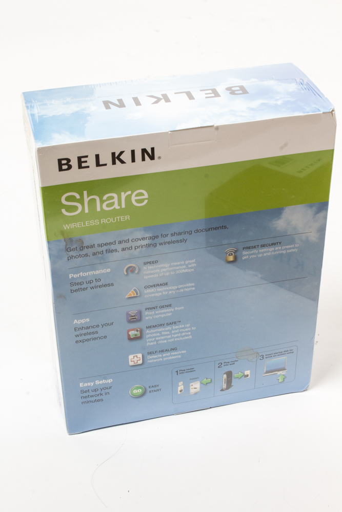 Belkin Wireless Router And Smart USB Charging Station