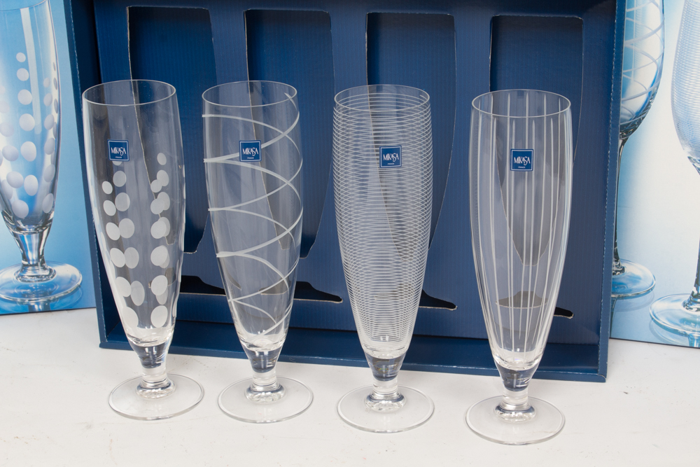 Mikasa "Cheers" Glass Three Box Sets