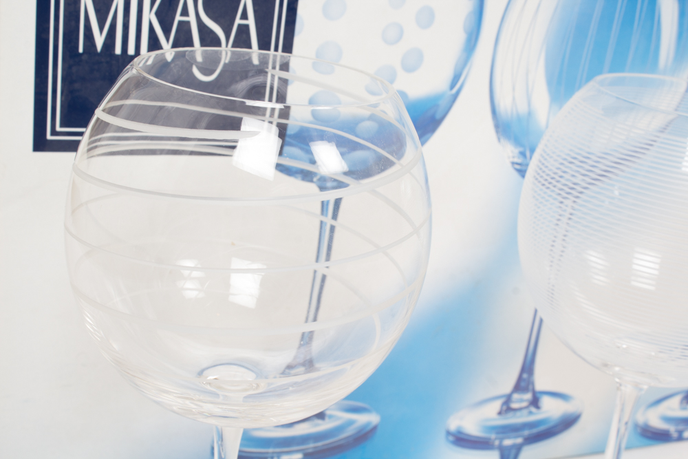 Mikasa "Cheers" Balloon Goblet Box Sets