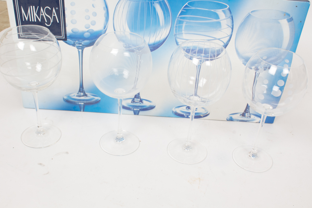 Mikasa "Cheers" Balloon Goblet Box Sets