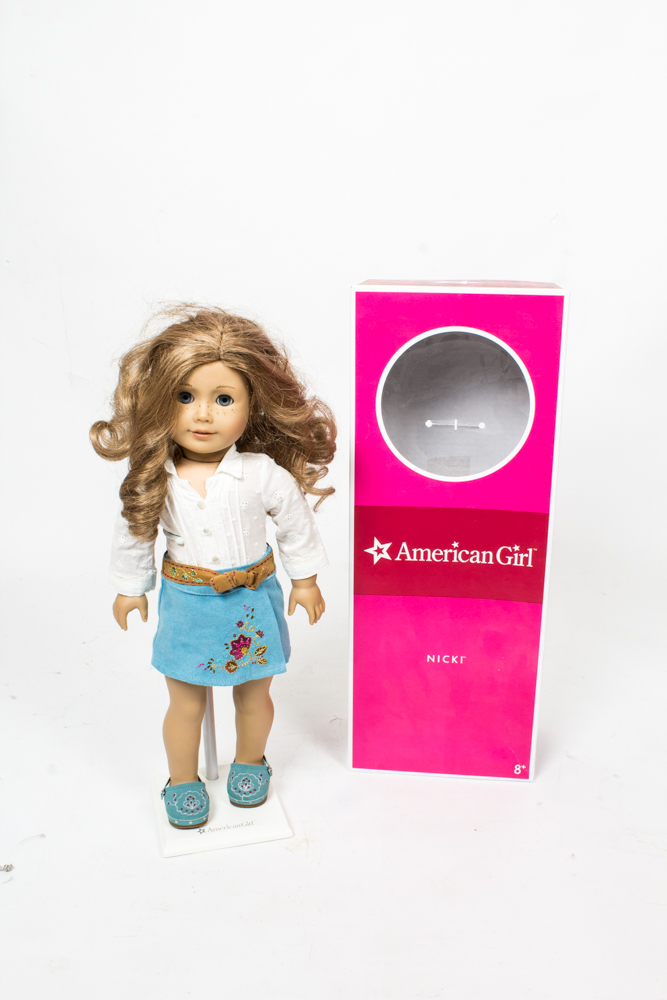 American Girl "Nicki" Doll And Additional Costumes