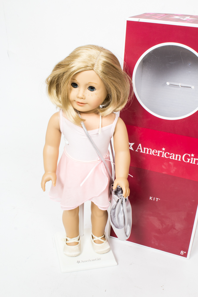 American Girl "Kit" Doll With Costumes