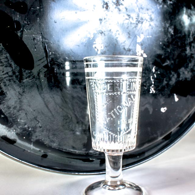 Vintage Christian Moerlein Tray and Pilsner Glass