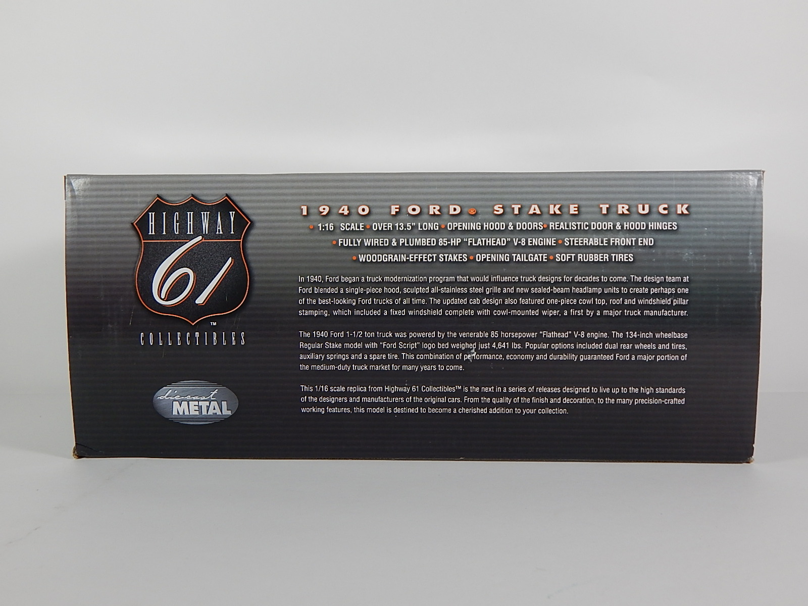 Highway 61 Collectibles Die Cast 1940 Ford Stake Truck