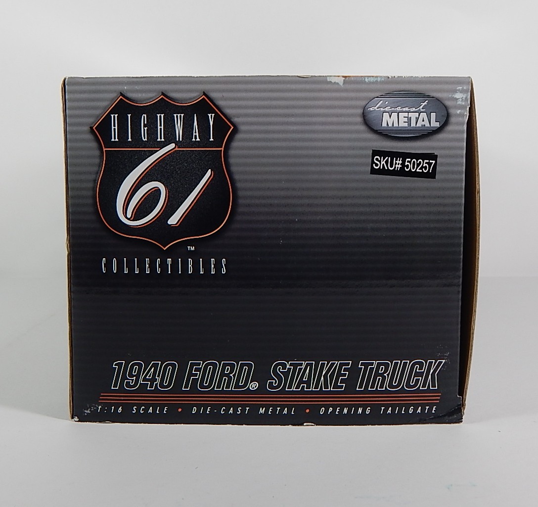 Highway 61 Collectibles Die Cast 1940 Ford Stake Truck