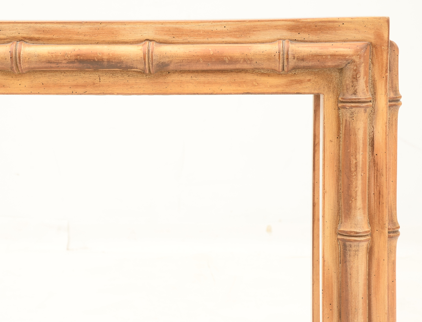 Console Table with Bamboo Motif Trim