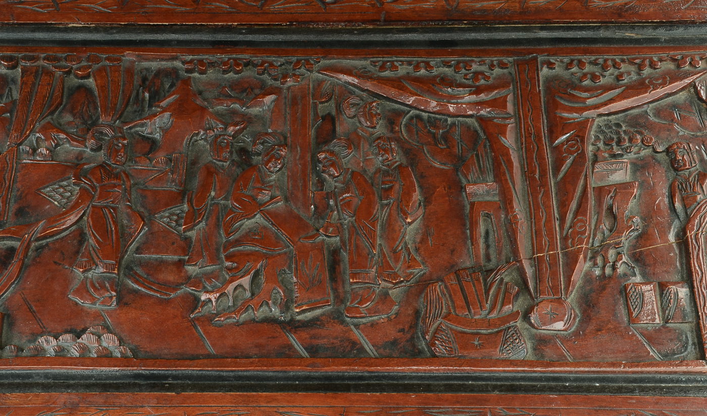 Chinese Carved Wood Chest