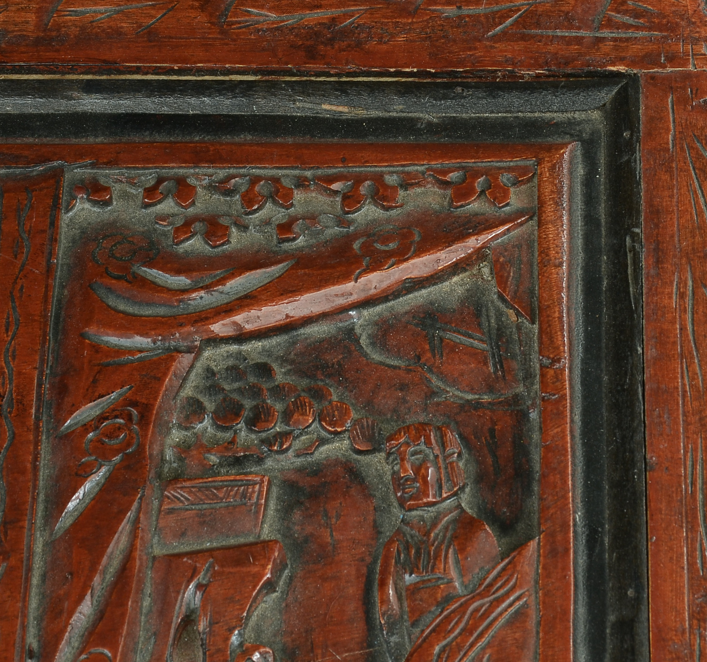 Chinese Carved Wood Chest