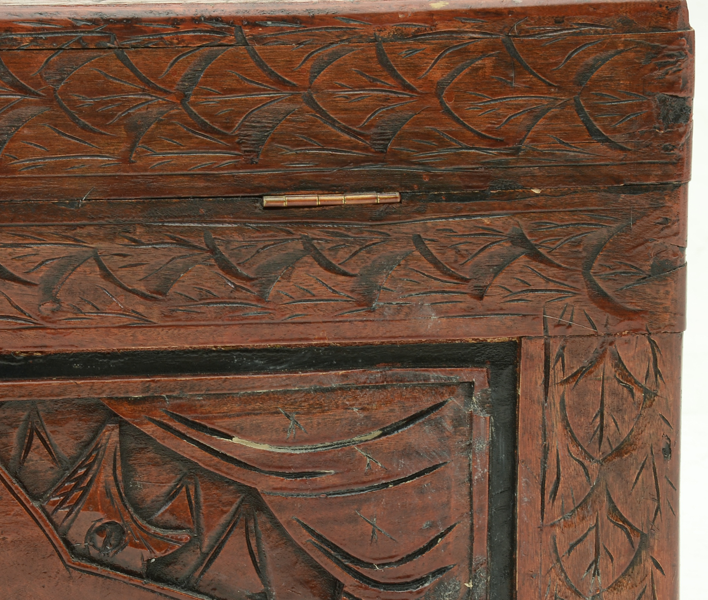 Chinese Carved Wood Chest