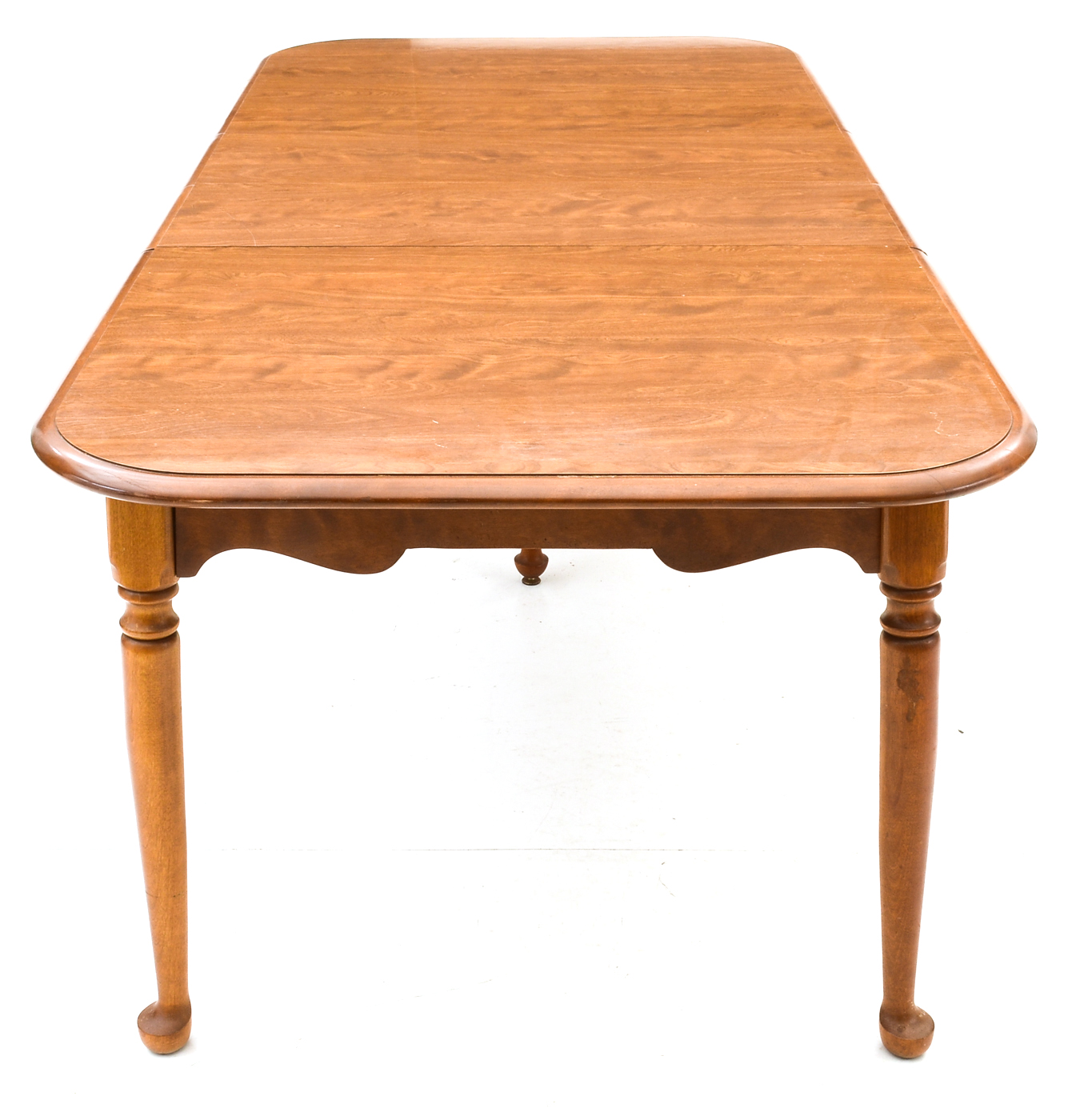 Ethan Allen Maple Dining Table and Six Chairs