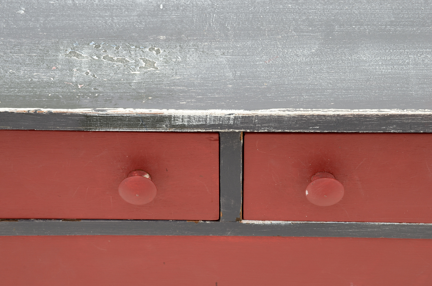 Rustic Hand-painted Chest of Drawers